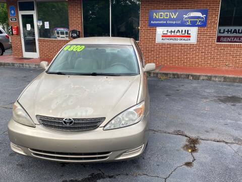 2002 Toyota Camry for sale at Ndow Automotive Group LLC in Griffin GA