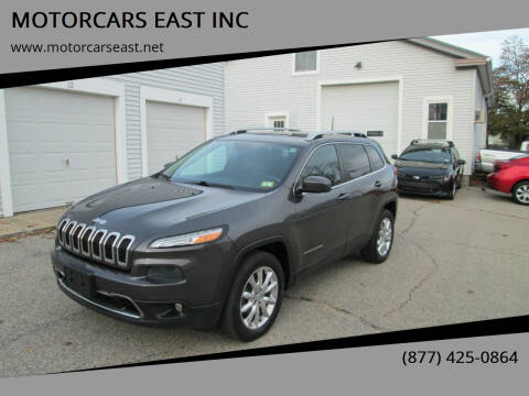 2016 Jeep Cherokee for sale at MOTORCARS EAST INC in Derry NH