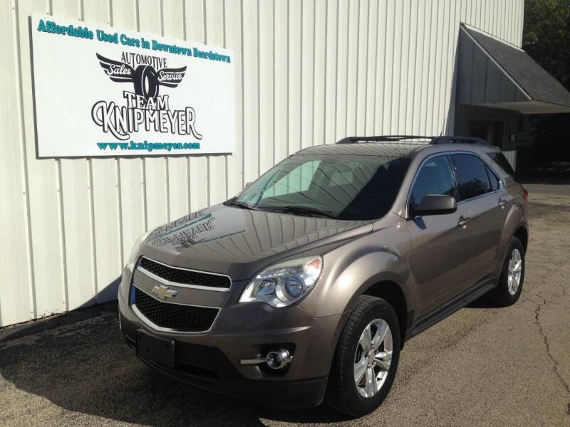 2011 Chevrolet Equinox for sale at Team Knipmeyer in Beardstown IL