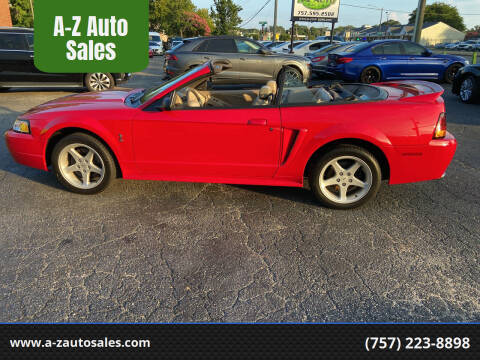 1999 Ford Mustang SVT Cobra for sale at A-Z Auto Sales in Newport News VA