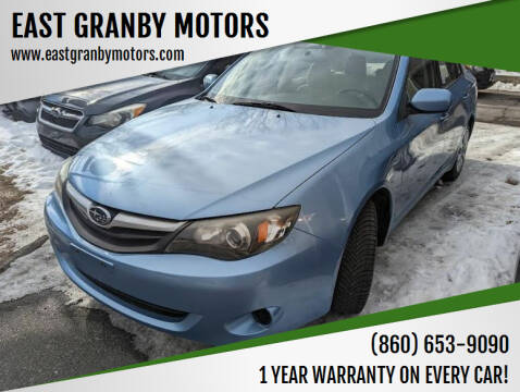 2011 Subaru Impreza for sale at EAST GRANBY MOTORS in East Granby CT