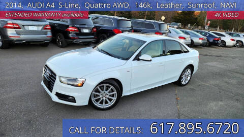 2014 Audi A4 for sale at Carlot Express in Stow MA