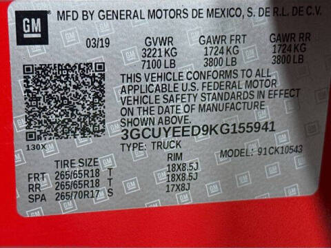 2019 Chevrolet Silverado 1500