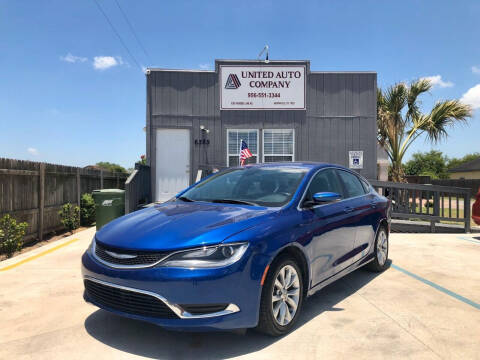 2015 Chrysler 200 for sale at United Auto Company in Brownsville TX