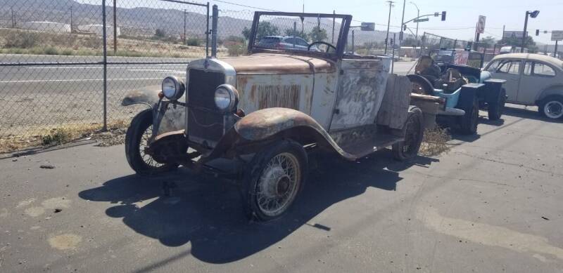 1931 Chevrolet Flatbed truck for sale at Vehicle Liquidation in Littlerock CA