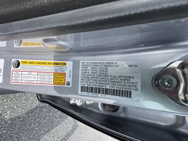 2025 Honda Accord SE