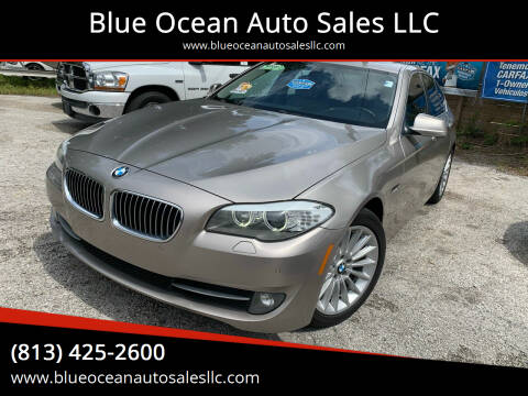 2012 BMW 5 Series for sale at Blue Ocean Auto Sales LLC in Tampa FL