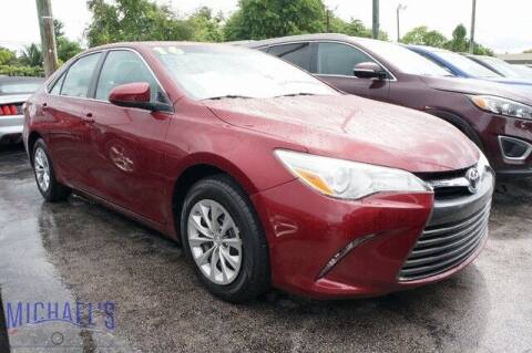 2016 Toyota Camry for sale at Michael's Auto Sales Corp in Hollywood FL