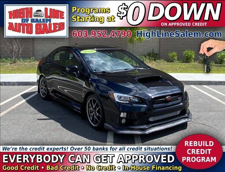 2016 Subaru WRX for sale at High Line Auto Sales of Salem in Salem NH