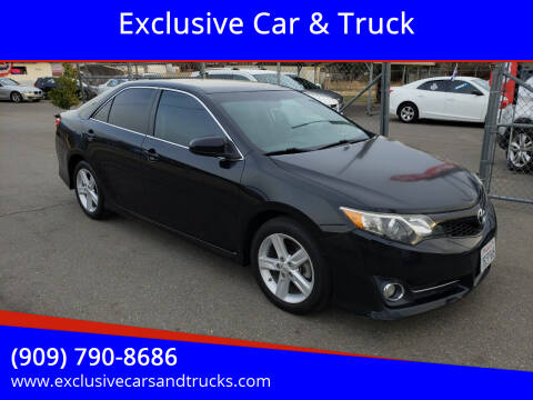 2013 Toyota Camry for sale at Exclusive Car & Truck in Yucaipa CA