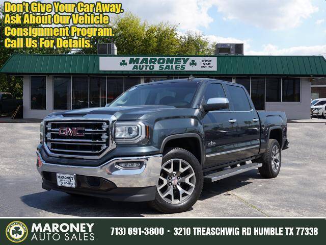 2018 GMC Sierra 1500 for sale at Maroney Auto Sales in Humble TX