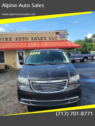 2012 Chrysler Town and Country for sale at Alpine Auto Sales in Carlisle PA