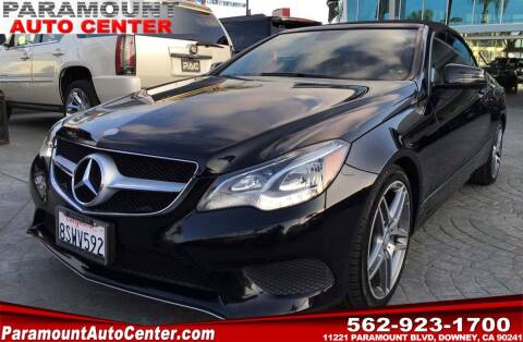 2014 Mercedes-Benz E-Class for sale at PARAMOUNT AUTO CENTER in Downey CA