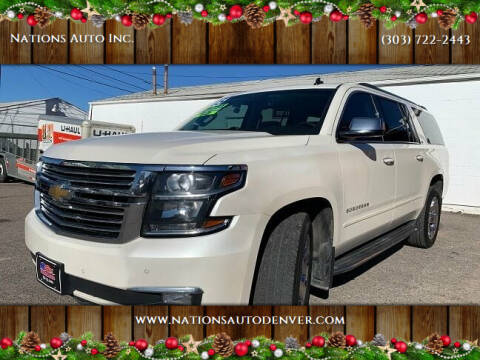 2015 Chevrolet Suburban for sale at Nations Auto Inc. in Denver CO