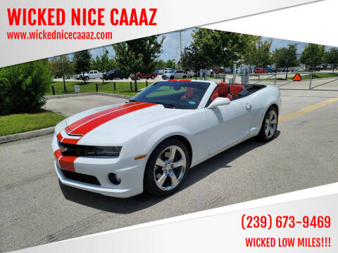 2011 Chevrolet Camaro for sale at WICKED NICE CAAAZ in Cape Coral FL