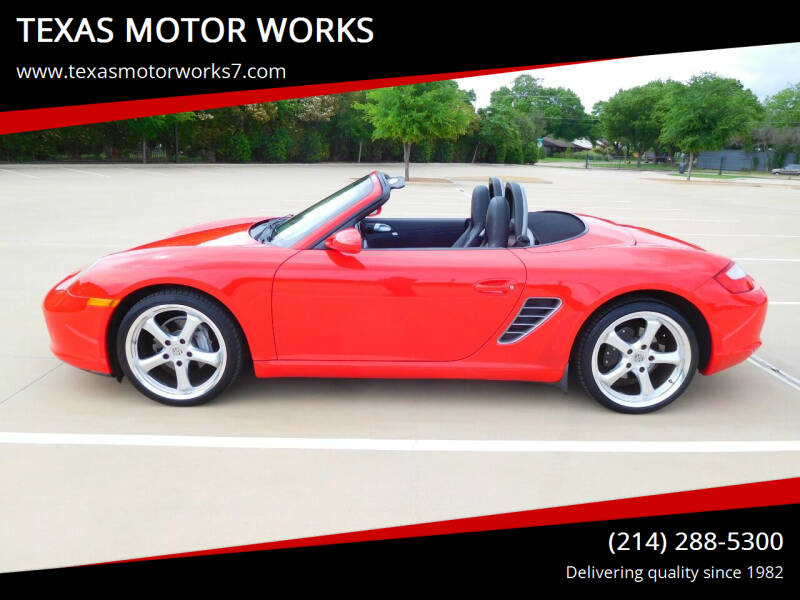 2008 Porsche Boxster for sale at TEXAS MOTOR WORKS in Arlington TX