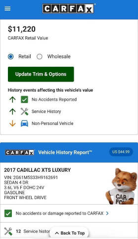 2017 Cadillac XTS Luxury