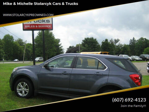 2013 Chevrolet Equinox for sale at Mike and Michelle Stolarcyk Cars and Trucks in Whitney Point NY