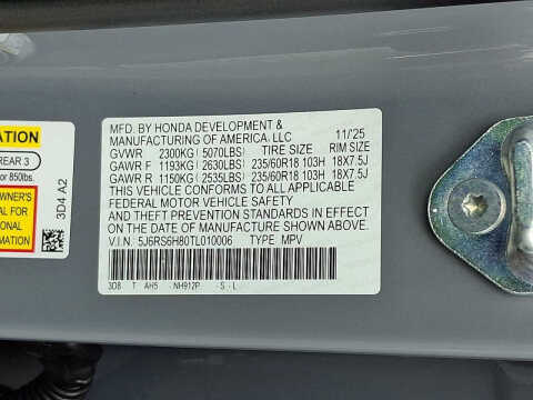 2026 Honda CR-V Hybrid Sport-L