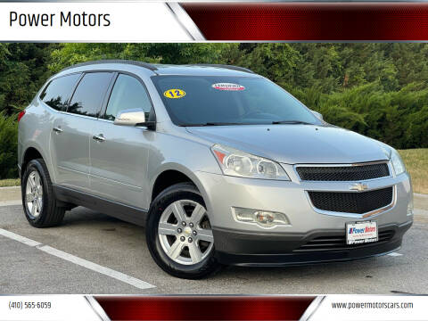2012 Chevrolet Traverse for sale at Power Motors in Halethorpe MD