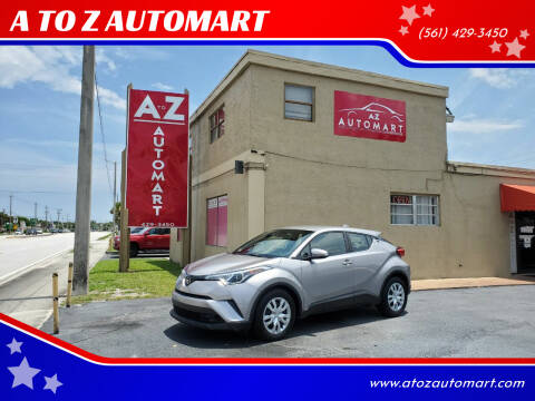 2019 Toyota C-HR for sale at A TO Z  AUTOMART in West Palm Beach FL