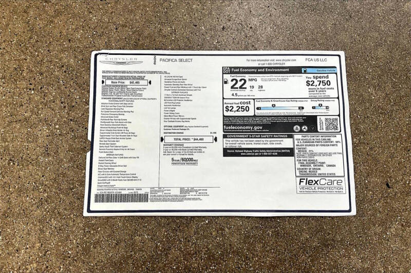 2026 Chrysler Pacifica Select