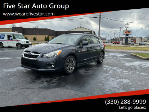 2012 Subaru Impreza for sale at Five Star Auto Group in North Canton OH