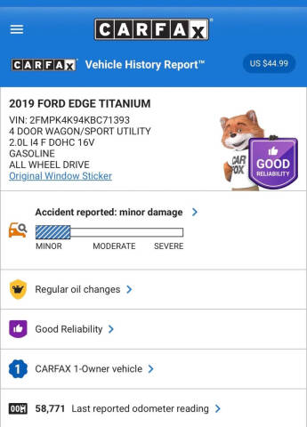 2019 Ford Edge Titanium