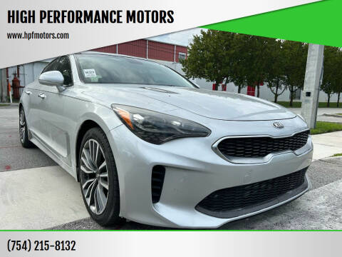 2018 Kia Stinger for sale at HIGH PERFORMANCE MOTORS in Hollywood FL