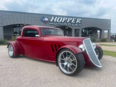 1933 Ford Hot Rod for sale at HOPPER MOTORPLEX in Plano TX