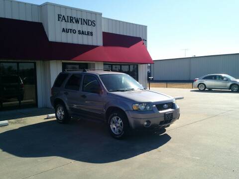 2007 Ford Escape for sale at Fairwinds Auto Sales in Dewitt AR