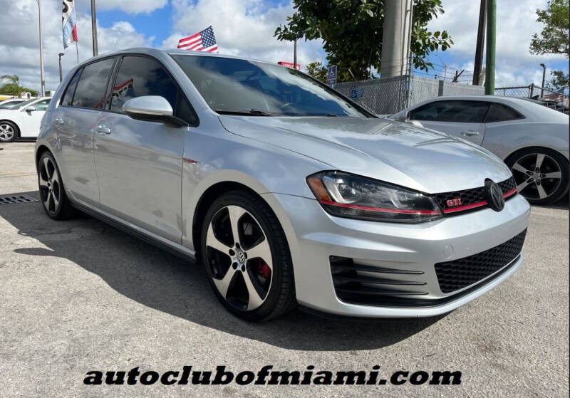 2016 Volkswagen Golf GTI for sale at AUTO CLUB OF MIAMI, INC in Miami FL