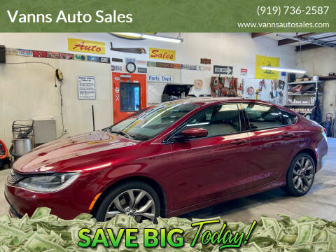 2015 Chrysler 200 for sale at Vanns Auto Sales in Goldsboro NC