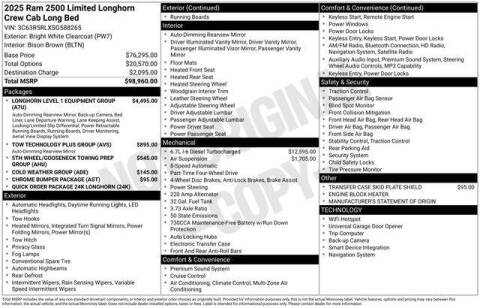 2025 RAM 2500 Limited