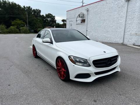 2015 Mercedes-Benz C-Class for sale at LUXURY AUTO MALL in Tampa FL