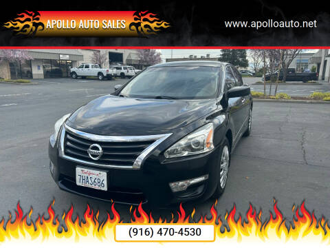 2014 Nissan Altima for sale at APOLLO AUTO SALES in Sacramento CA