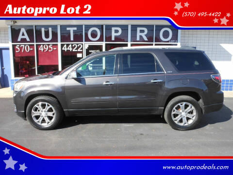 2013 GMC Acadia for sale at Autopro Lot 2 in Sunbury PA