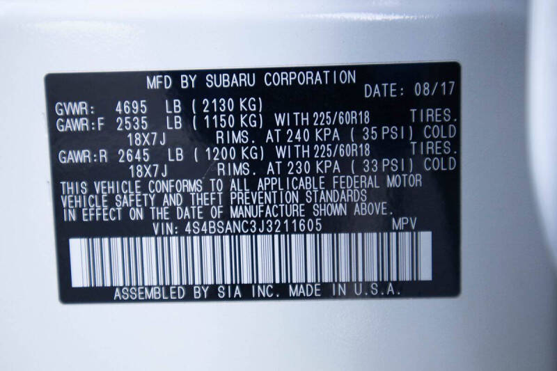 2018 Subaru Outback 2.5i Limited