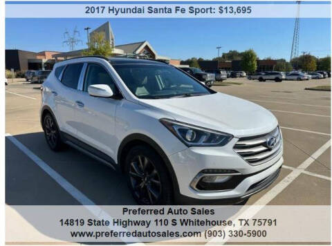 2017 Hyundai Santa Fe Sport for sale at Preferred Auto Sales in Whitehouse TX