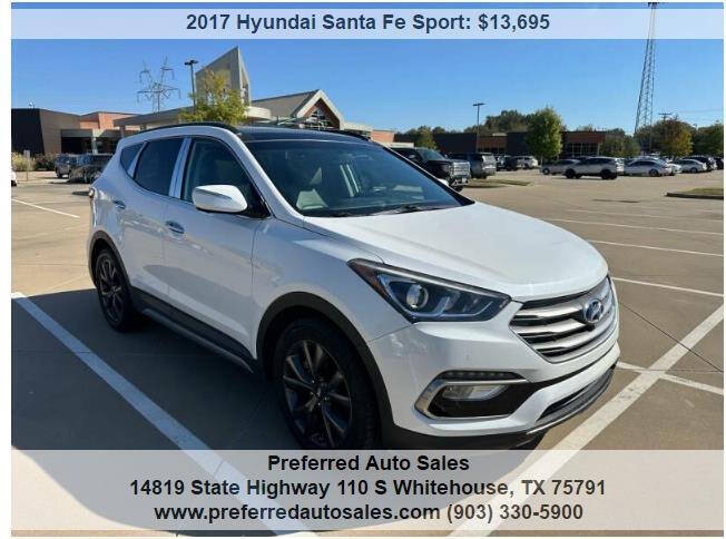 2017 Hyundai Santa Fe Sport for sale at Preferred Auto Sales in Whitehouse TX