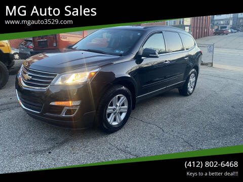 2014 Chevrolet Traverse for sale at MG Auto Sales in Pittsburgh PA