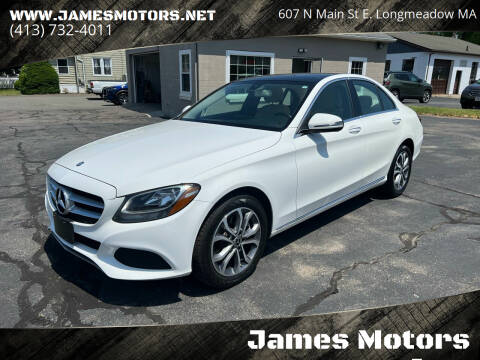2017 Mercedes-Benz C-Class for sale at James Motors Inc. in East Longmeadow MA