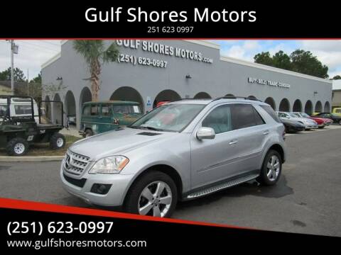 2010 Mercedes-Benz M-Class for sale at Gulf Shores Motors in Gulf Shores AL