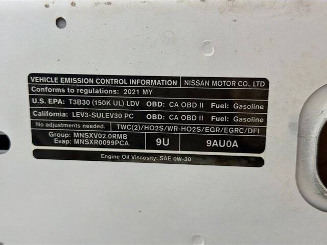 2021 Nissan Sentra SV