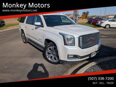 2016 GMC Yukon XL for sale at Monkey Motors in Faribault MN