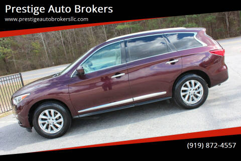 2013 Infiniti JX35 for sale at Prestige Auto Brokers in Raleigh NC