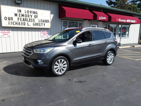 2017 Ford Escape for sale at GRESTY AUTO SALES in Loves Park IL