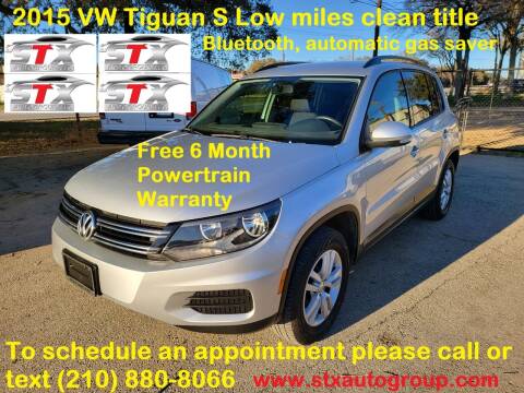 2015 Volkswagen Tiguan for sale at STX Auto Group in San Antonio TX