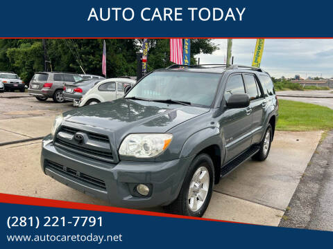 2006 Toyota 4Runner for sale at AUTO CARE TODAY in Spring TX