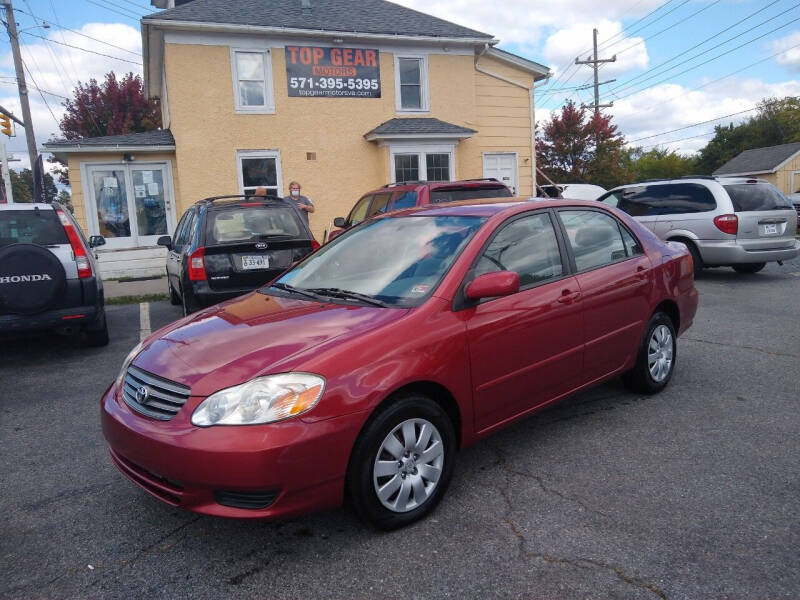 2004 Toyota Corolla for sale at Top Gear Motors in Winchester VA